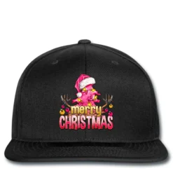 Pink Merry Christmas Printed Hat