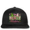 Pink Christmas Vibes Printed Hat