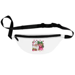 Pink Christmas Hot Chocolate Coffee Cup With Santa Fanny Pack