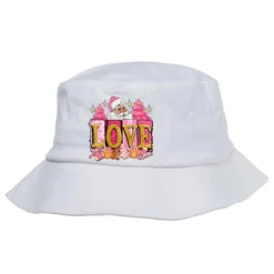 Pink Christmas Love Bucket Hat