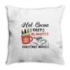 Hot Cocoa Cozy Blankets And Christmas Throw Pillow