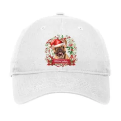 Merry Christmas Dog Adjustable Cap