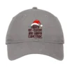 Merry Off Season And Happy Christmas Adjustable Cap