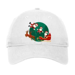 Black Man Santa Claus Christmas Adjustable Cap