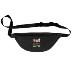 All I Want For Christmas Is More Coffee Retro Groo Fanny Pack