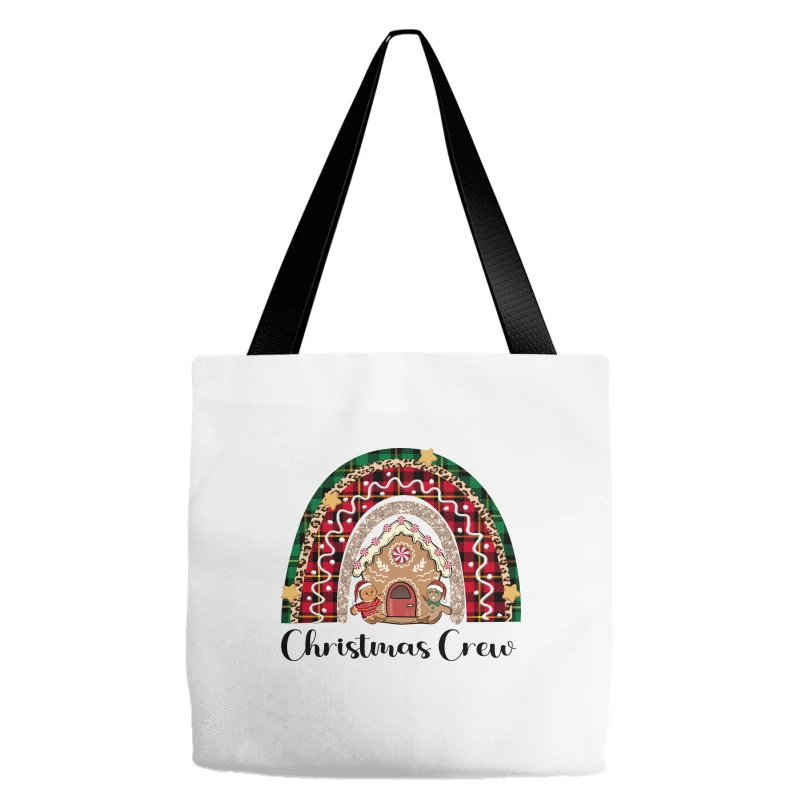 Christmas Crew Sublimation Tote Bags 1 Christmas Crew Sublimation Tote Bags