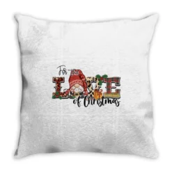 For The Love Of Christmas Sublimation Throw Pillow