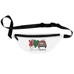 Peace Love Christmas Sublimation Fanny Pack