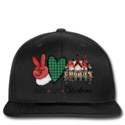 Peace Love Christmas Sublimation Printed Hat