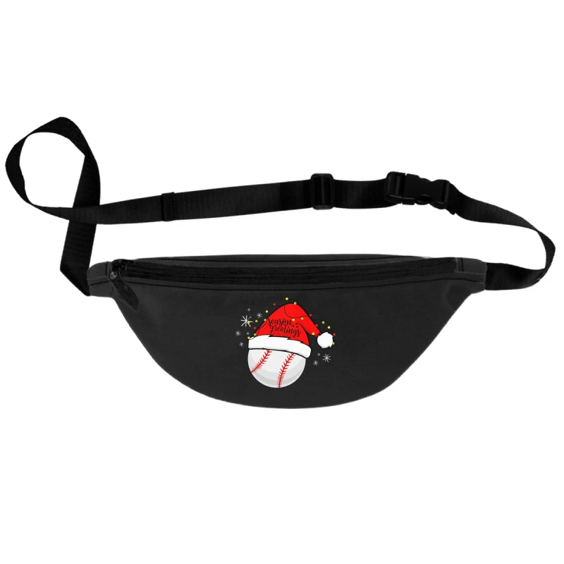 Christmas Baseball Seasons Greetings Fanny Pack 1 Christmas Baseball Seasons Greetings Fanny Pack