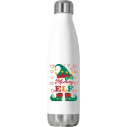 Elf Mommy Elf Christmas Stainless Steel Water Bottle