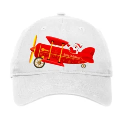 Santa Christmas Holiday Plane Kids Adjustable Cap