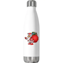 Santa Claus Christmas Gifts Bag Stainless Steel Water Bottle
