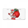 Santa Claus Christmas Gifts Bag License Plate