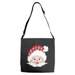 Christmas Santa Claus Winter Adjustable Strap Totes