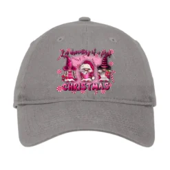I'm Dreaming Of A Pink Christmas Adjustable Cap