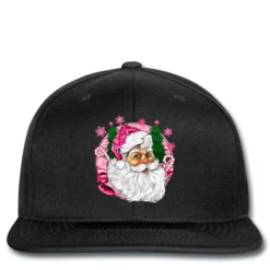 Pink Christmas Santa Claus Printed Hat