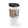 Pink Christmas Elf Travel Mug