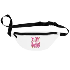Pink Christmas Crew Snowman Fanny Pack
