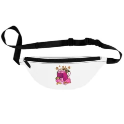 Pink Christmas Coffee Drink Fanny Pack