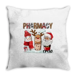 Pharmacy Crew Christmas Throw Pillow