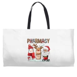 Pharmacy Crew Christmas Weekender Totes