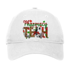 Pharmacy Tech Christmas Adjustable Cap