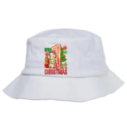 My First Christmas Rabbit Bucket Hat
