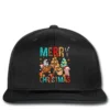 Merry Christmas Trees Farm Animals Printed Hat