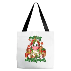 Merry Christmas Unicorn Tote Bags