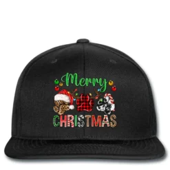 Merry Christmas Paws Printed Hat