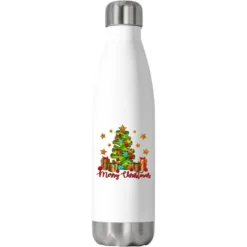 Merry Christmas Crocin' Tree Stainless Steel Water Bottle