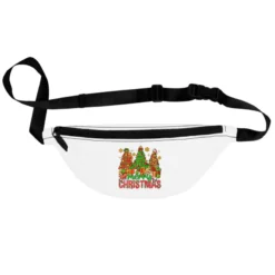 Merry Christmas And Christmas Trees Fanny Pack