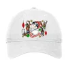 Christmas Joy With Snowman Adjustable Cap