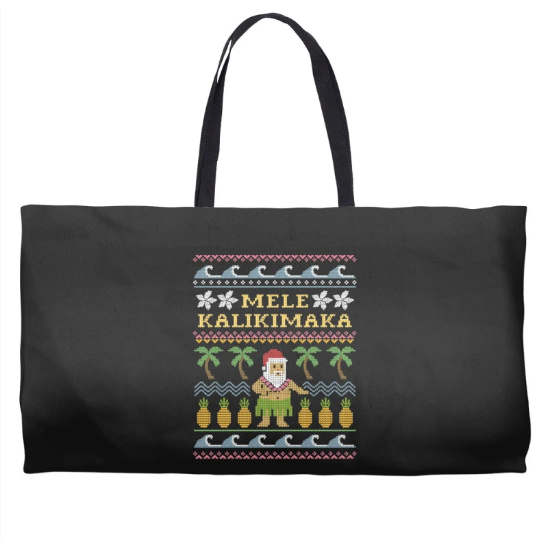 Mele Kalikimaka Christmas Weekender Totes 1 Mele Kalikimaka Christmas Weekender Totes