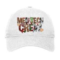 Med Tech Crew Nurse Christmas Adjustable Cap