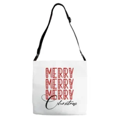 Merry Christmas,happy New Year Adjustable Strap Totes