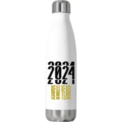 New Year 2024,merry Christmas Stainless Steel Water Bottle