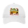 Merry Christmas School Bus Adjustable Cap