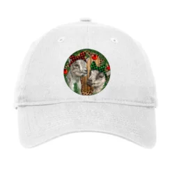 Baby Goats Christmas Adjustable Cap