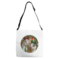 Baby Goats Christmas Adjustable Strap Totes