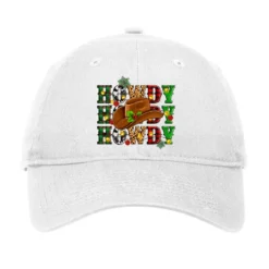 Howdy Howdy Howdy Christmas Adjustable Cap