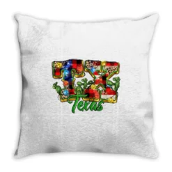 Christmas Texas Throw Pillow