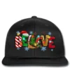 Christmas Believe Printed Hat