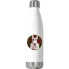 Christmas Bull Terrier Stainless Steel Water Bottle