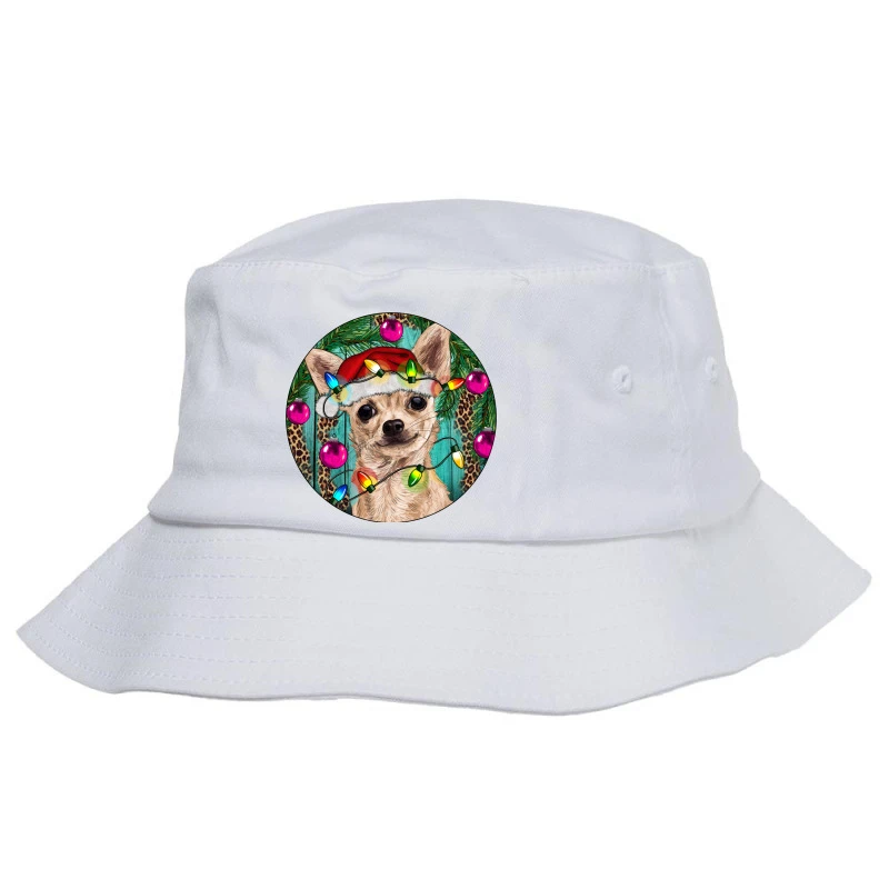 Christmas Chihuahua Bucket Hat 1 Christmas Chihuahua Bucket Hat