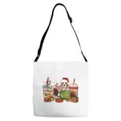 Christmas Coffee Cups With Beagle Adjustable Strap Totes