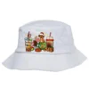 Christmas Coffee Cups With Dachshund Bucket Hat