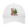 Merry Christmas Black Santa Adjustable Cap