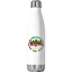 Christmas Vibes Stainless Steel Water Bottle